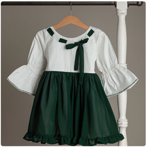 well dressed wolf green dress Emily in voile & velvet